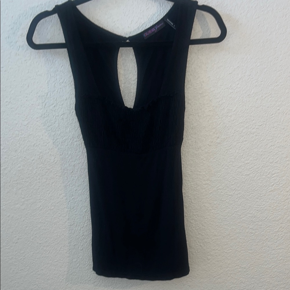 Guess Black Sleeveless Blouse